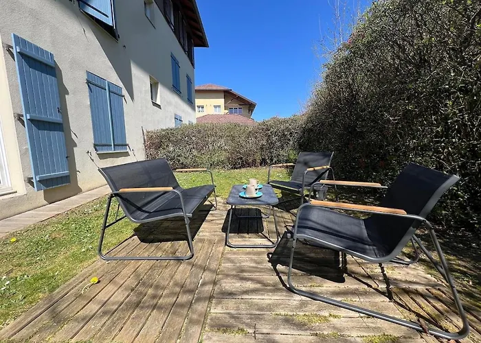 Sunny 2-room Apartment, Terrace, Garden Annecy